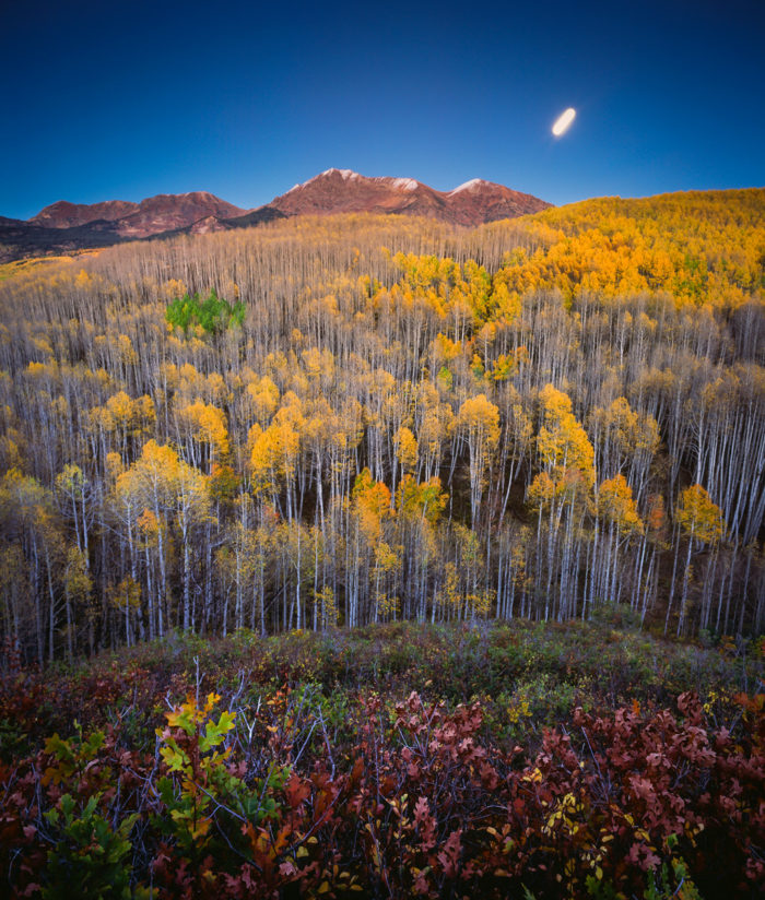 Ruby Fall Moonrise